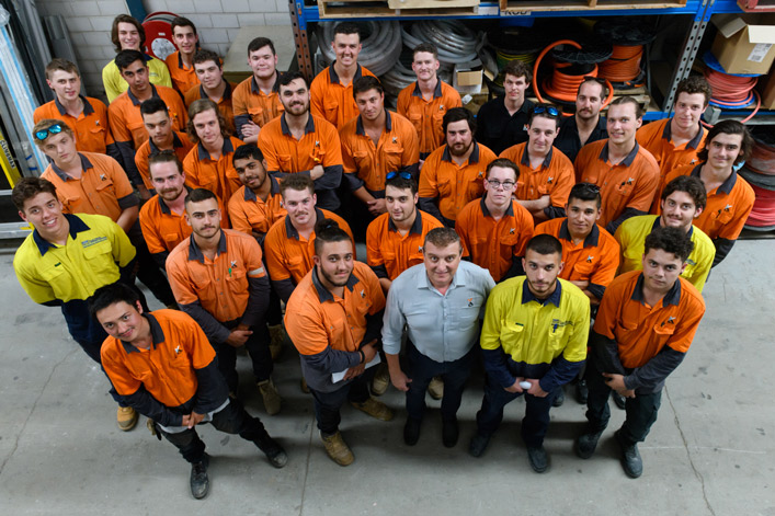 Group photo of Kerfoot apprentices